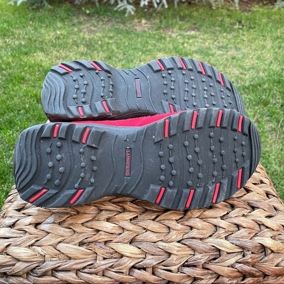 Lands End Slip-on Comfortable Slip Resistant Low Top Red Shoes Womens Size 8.5 - Picture 6 of 7